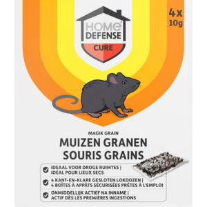 HOME DEFENSE® Muizenlokdoos Granen 'Magik Grain' 3+1 stuks