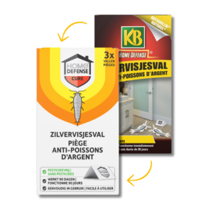 HOME DEFENSE® Zilvervisjesval 3 stuks