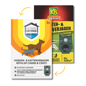 HOME DEFENSE® Hondenverjager en Kattenverjager Ultrasoon 105m²
